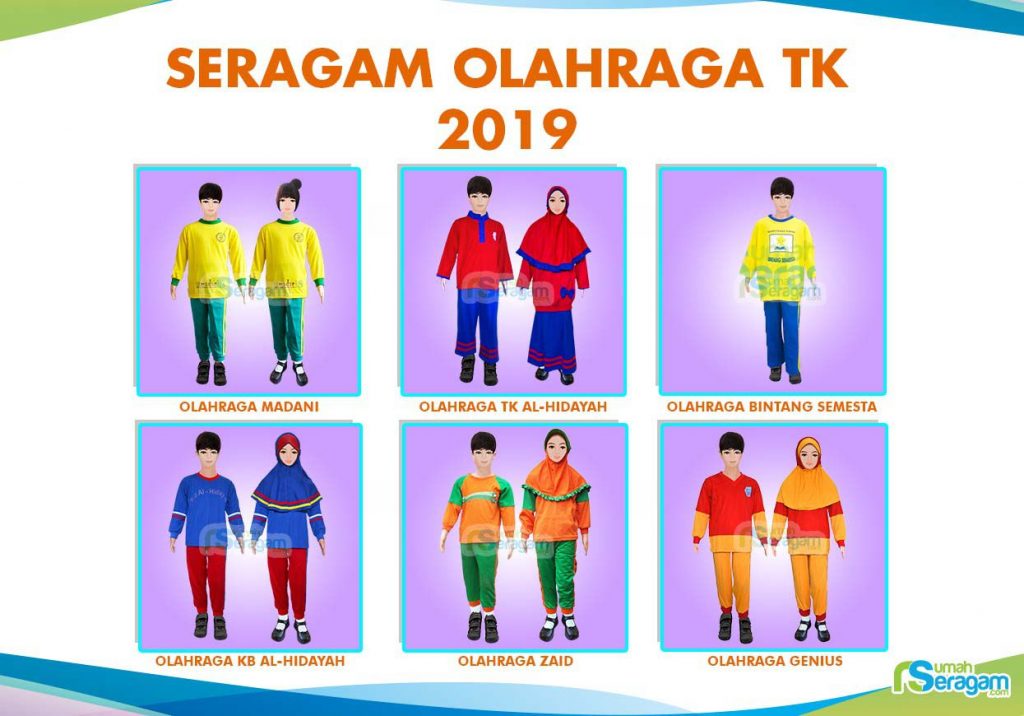 Model Baju Senam TK