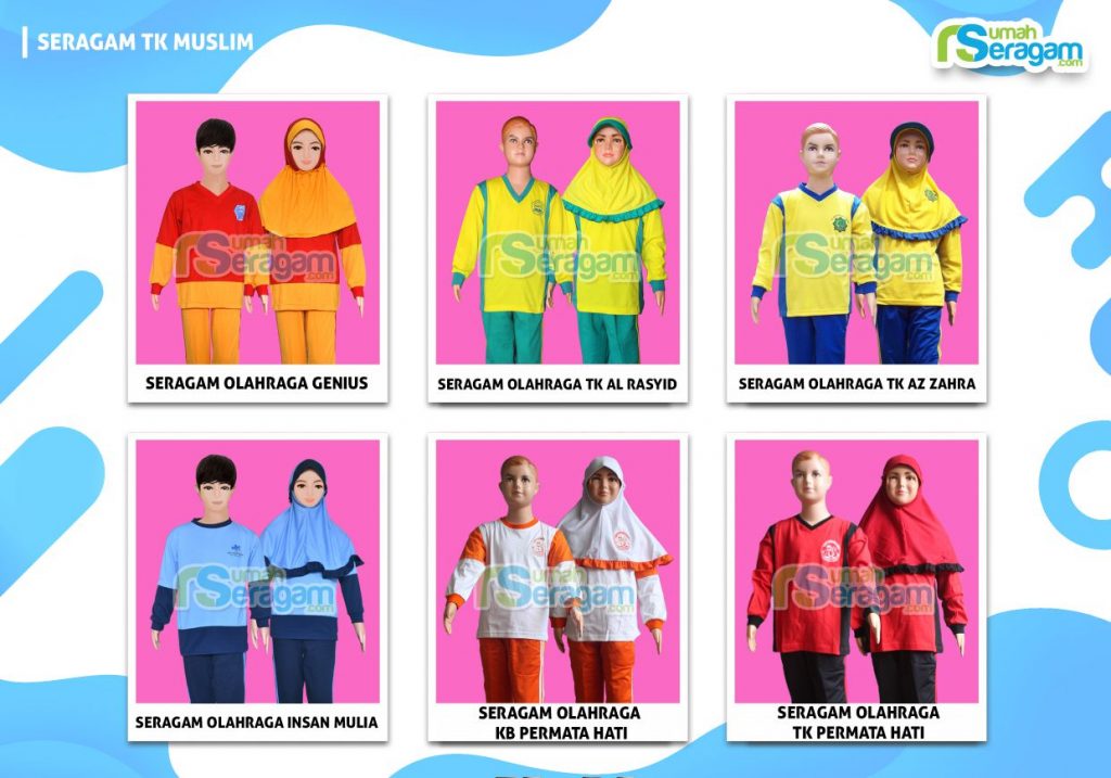 Baju Seragam TK Muslim 2020