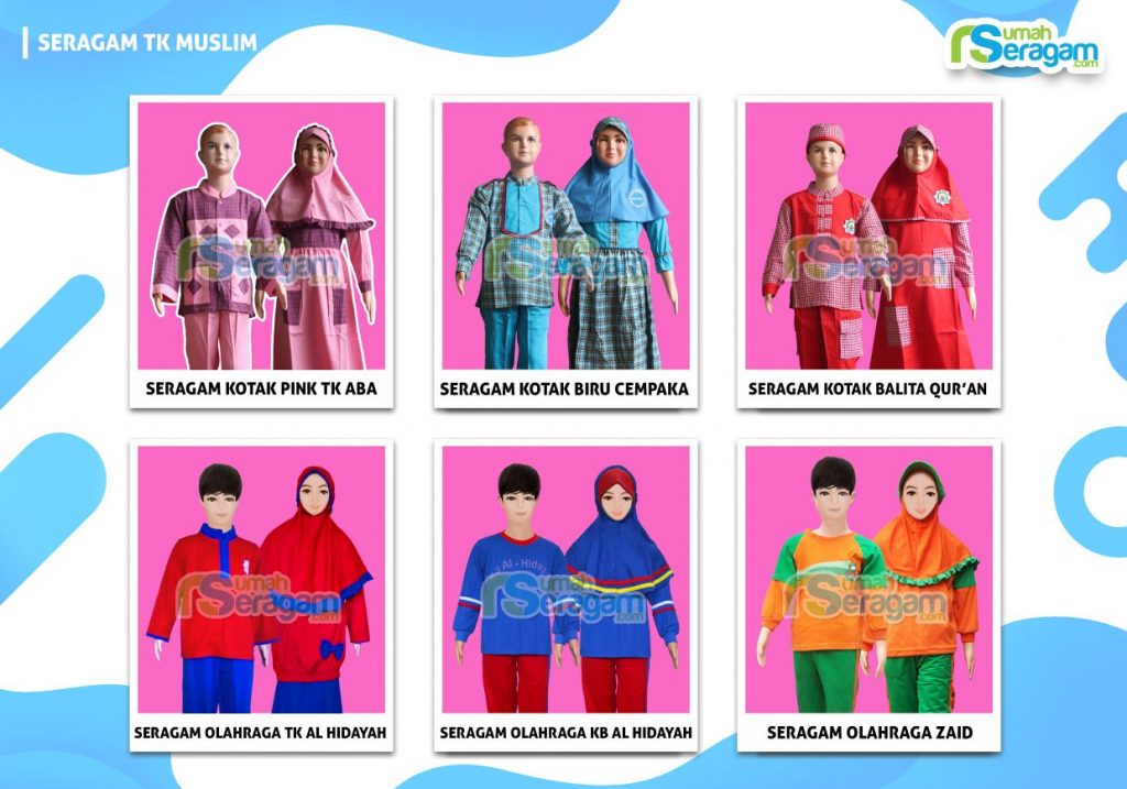 Baju Seragam TK Muslim Terbaru