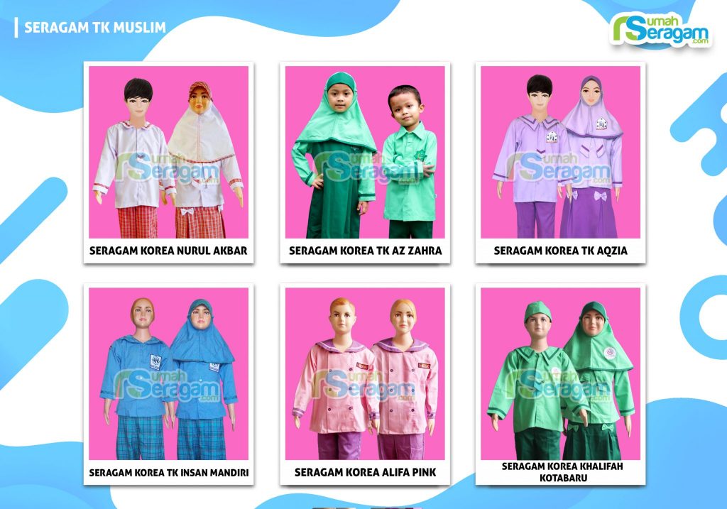 Baju Seragam Muslim Anak TK
