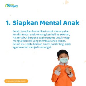 Siapkan Mental Anak Hadapi New Normal