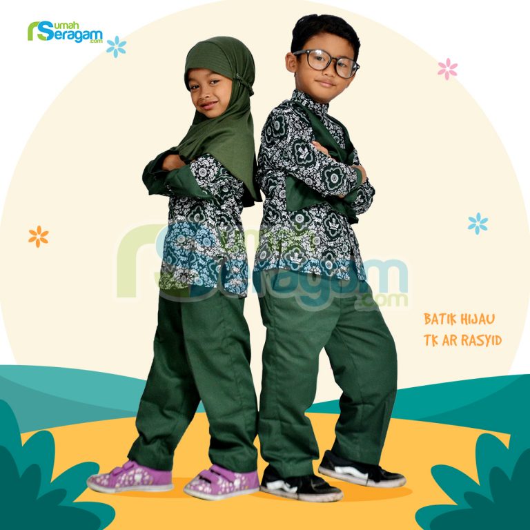 Seragam TK Batik Muslim Ar Rasyid