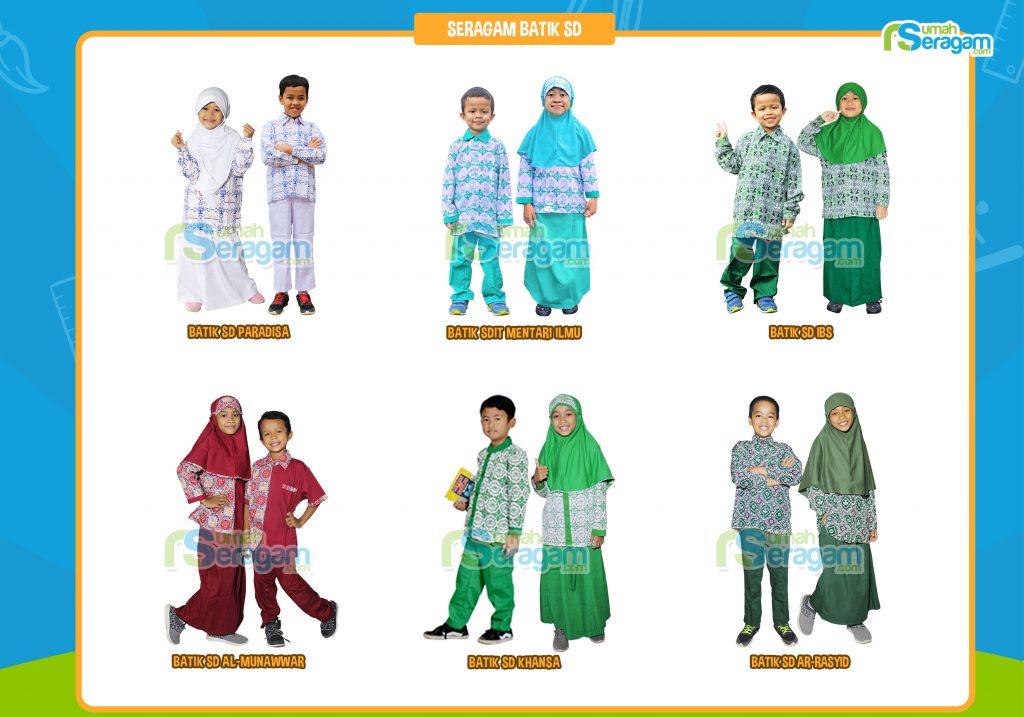 Model Seragam Anak SD Muslim
