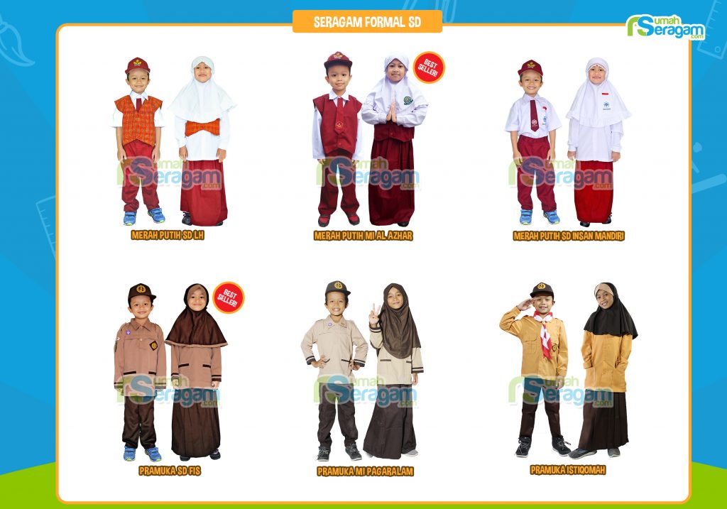 Model Seragam Anak SD Muslim